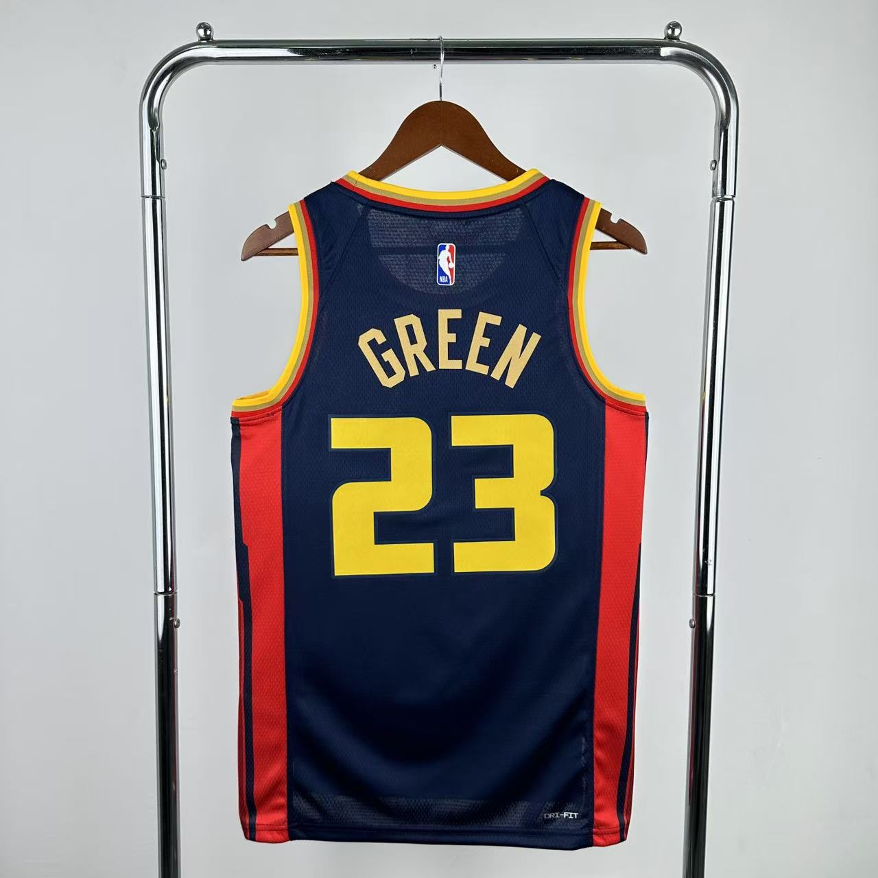 Men Golden State Warriors 23 Green Drak Blue City Edition Season Nike 2025 NBA Jersey